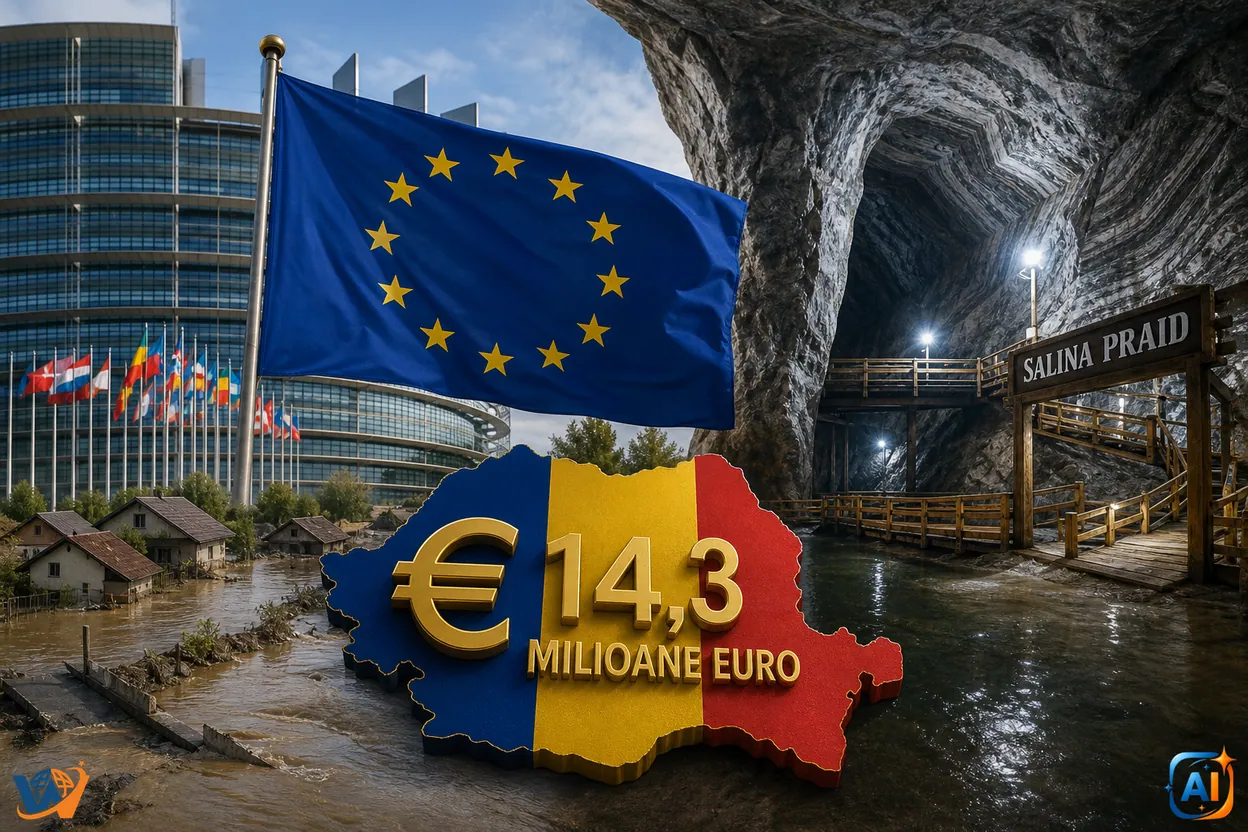 Parlamentul European aprobă peste 14 milioane de euro pentru România - Fonduri și pentru Salina Praid