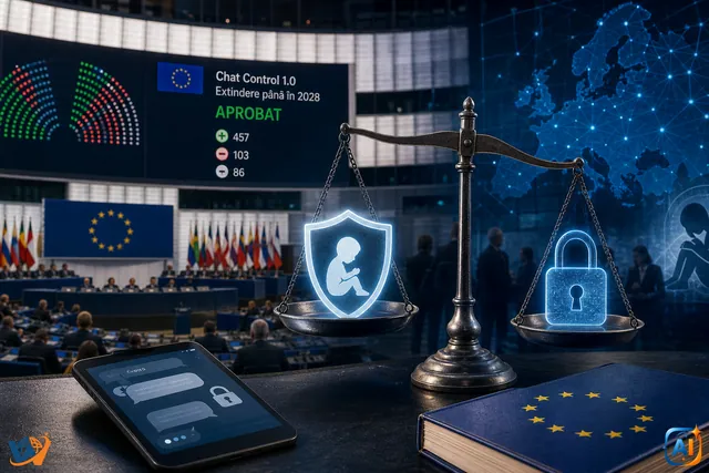 Parlamentul European aprobă prelungirea „Chat Control 1.0”