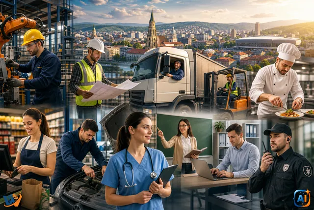 Peste 3.300 de joburi libere în Cluj