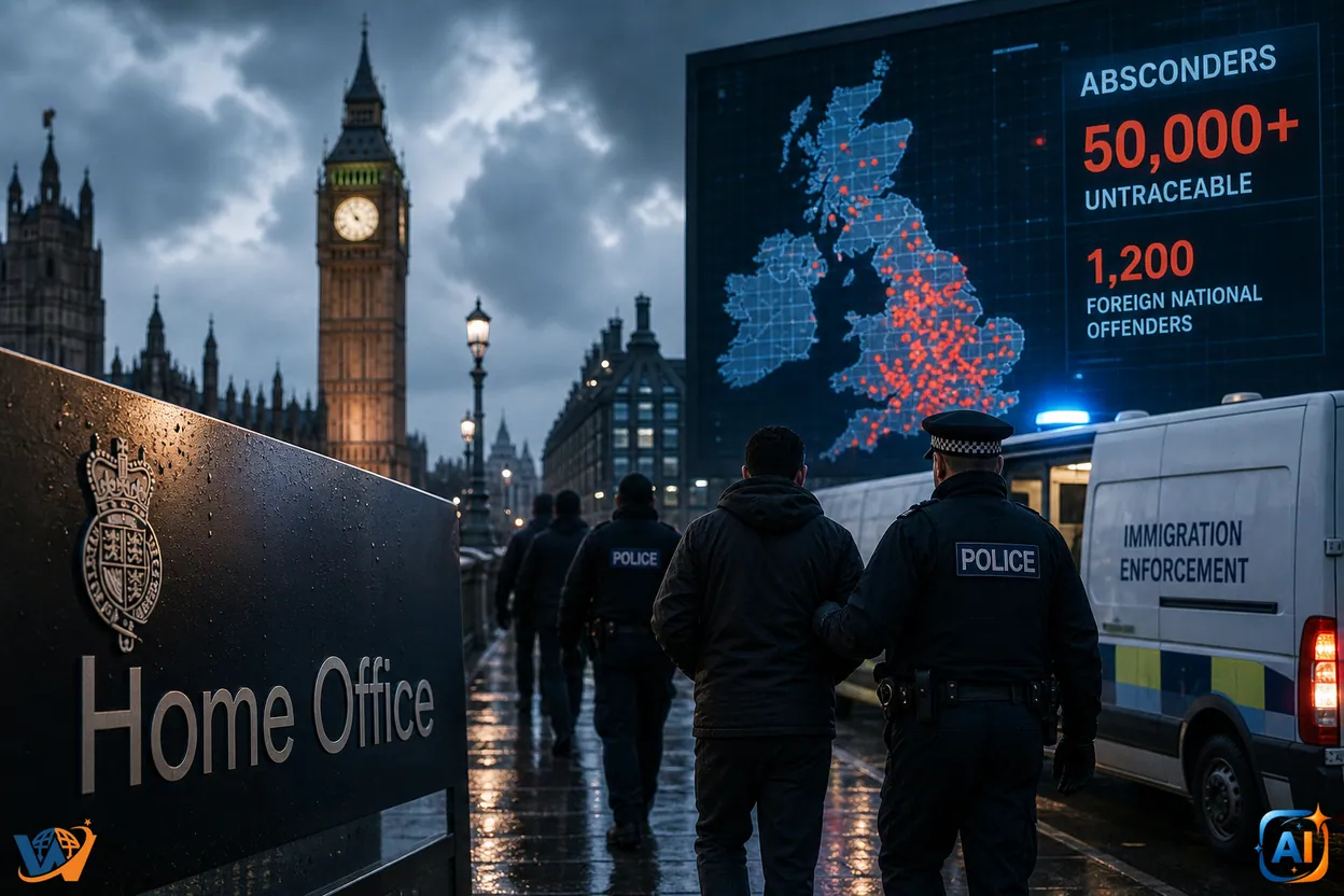 Peste 50.000 de migranți, pierduți din evidențele UK