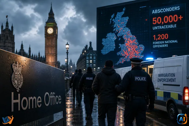 Peste 50.000 de migranți, pierduți din evidențele UK