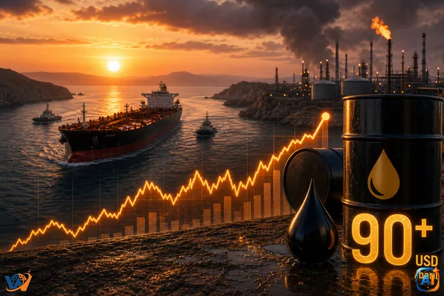Petrolul Brent a trecut temporar de 90 dolari