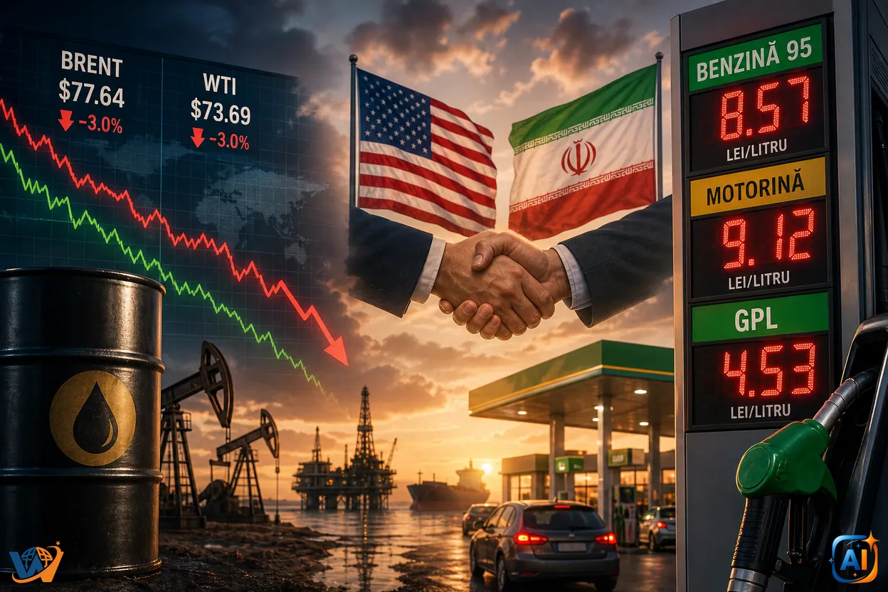 Petrolul scade, dar pompa nu simte încă