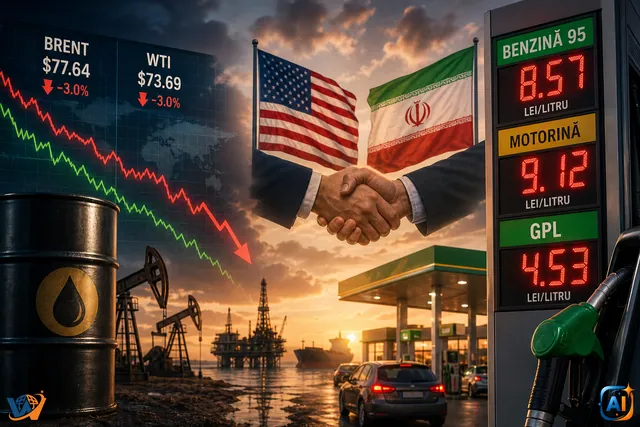 Petrolul scade, dar pompa nu simte încă