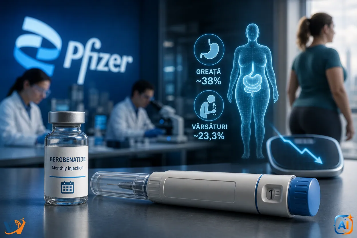 Pfizer testează injecția lunară pentru slăbit