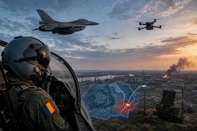Pilotul român care a doborât o dronă în Estonia explică incidentul de la Galați