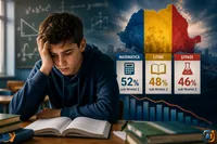 PISA 2025: 52% dintre elevii români sunt sub nivelul de bază la matematică