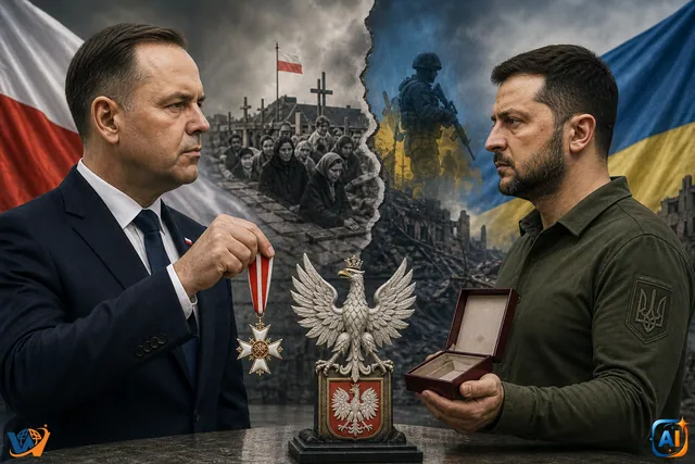 Polonia îi retrage lui Zelenski cea mai înaltă onoare