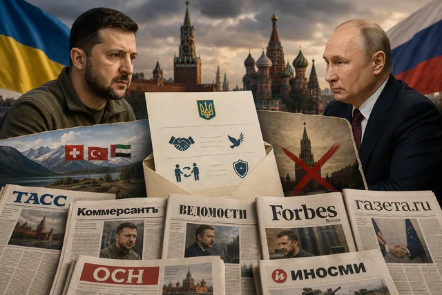 Ziarele din Rusia despre scrisoarea lui Zelenski