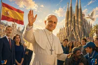 Papa Leon XIV a ajuns în Spania