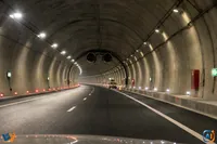 Primul tunel de autostradă, filmat pe A1 Sibiu-Pitești