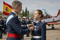Prințesa moștenitoare a Spaniei a încheiat trei ani de pregătire militară