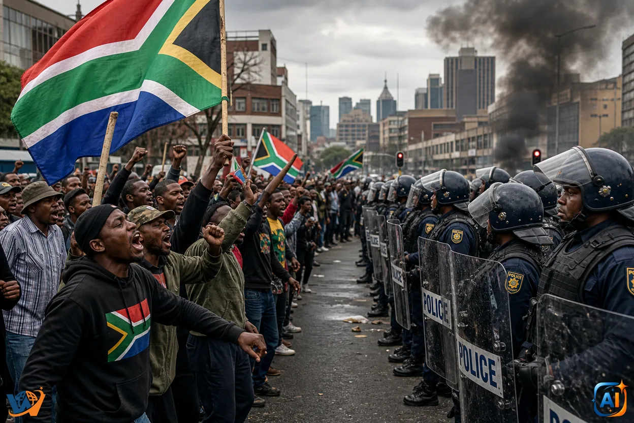 Proteste anti-imigrație în Africa de Sud
