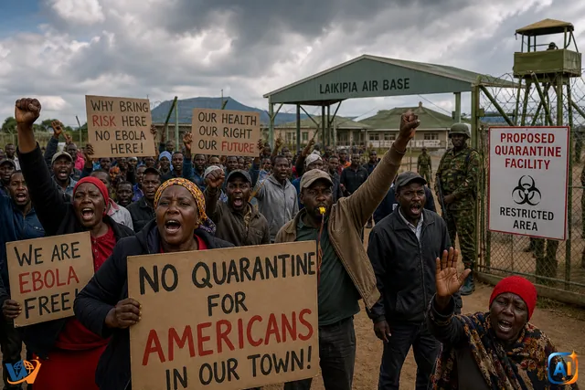 Proteste în Kenya față de un centru de carantină pentru americani expuși la Ebola