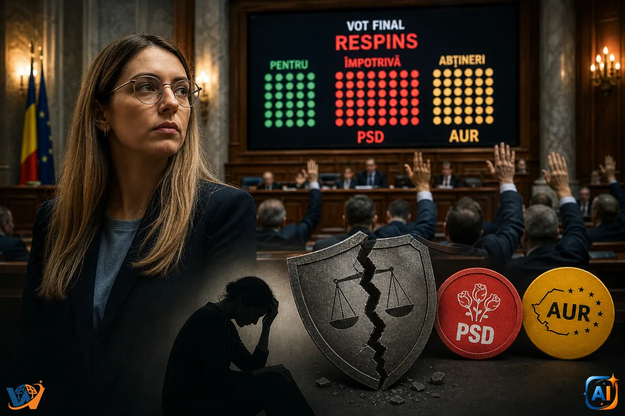 PSD și AUR au blocat proiectul privind hărțuirea sexuală - Diana Buzoianu acuză „răzbunări politice”