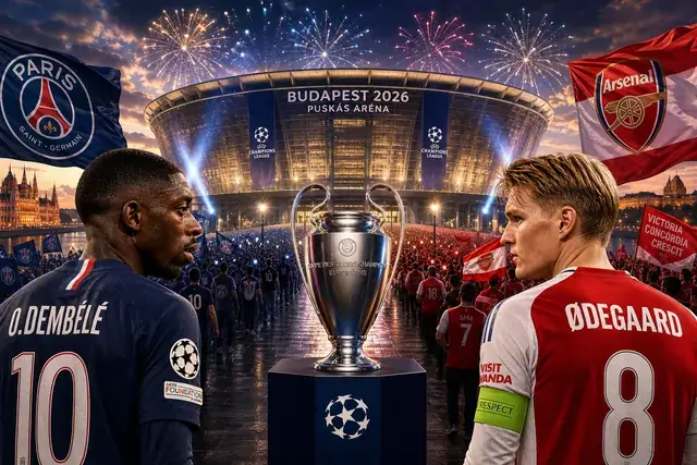 Finală uriașă la Budapesta: PSG – Arsenal