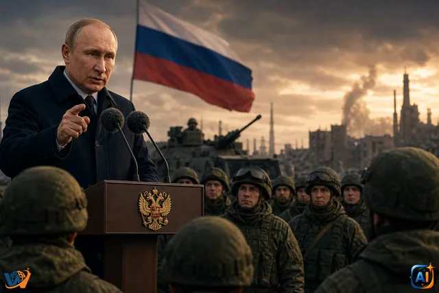 Putin către soldații ruși: „Țara își pune speranța în voi”