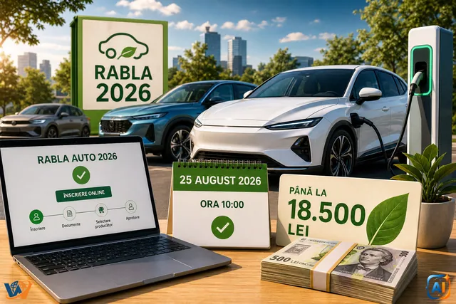 Rabla 2026 se redeschide pe 25 august: până la 18.500 lei