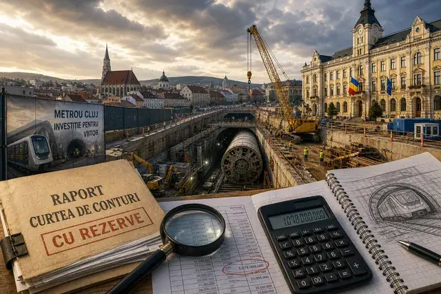 Raport dur la Primăria Cluj: avans uriaș pentru metrou