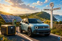 Mașină electrică, 1.000 de mile doar cu energie solară