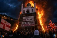 Replică de moschee incendiată în Irlanda de Nord