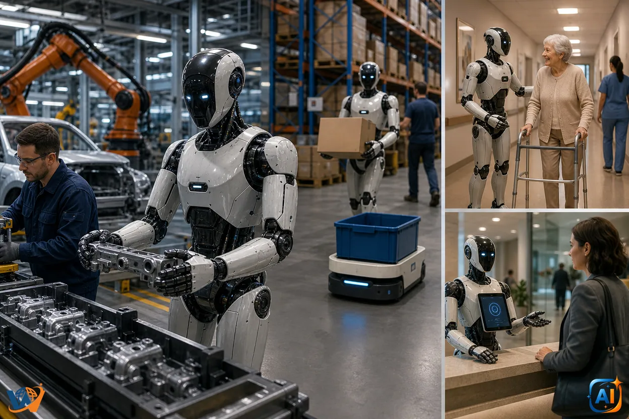 Roboții umanoizi intră în viața reală