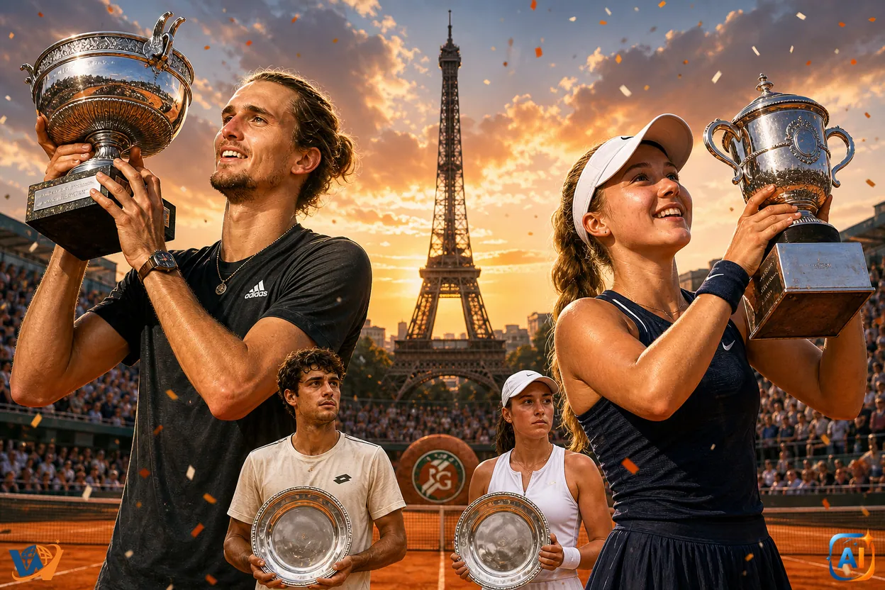 🎾 Roland Garros 2026 și-a desemnat noii regi ai zgurii. Premii de peste 61 de milioane de euro la Paris