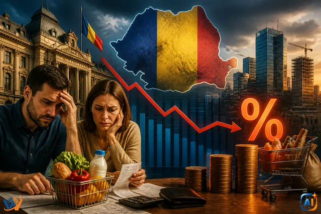România, la limita recesiunii? Inflația rămâne ridicată