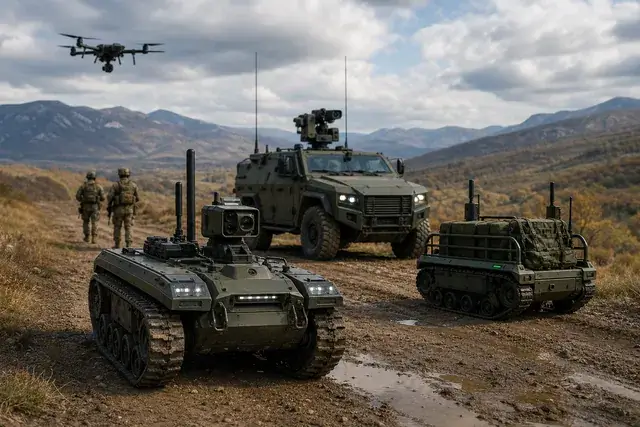 România intră în era roboților militari: giganți din Coreea de Sud și Estonia vor programul UGV