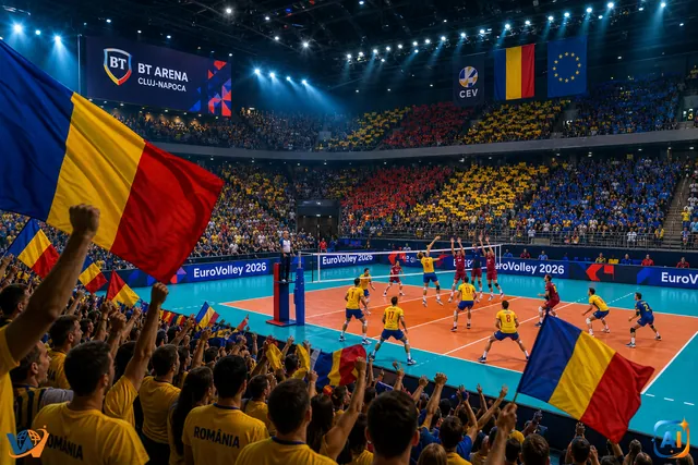 România începe EuroVolley 2026 la Cluj, în BT Arena