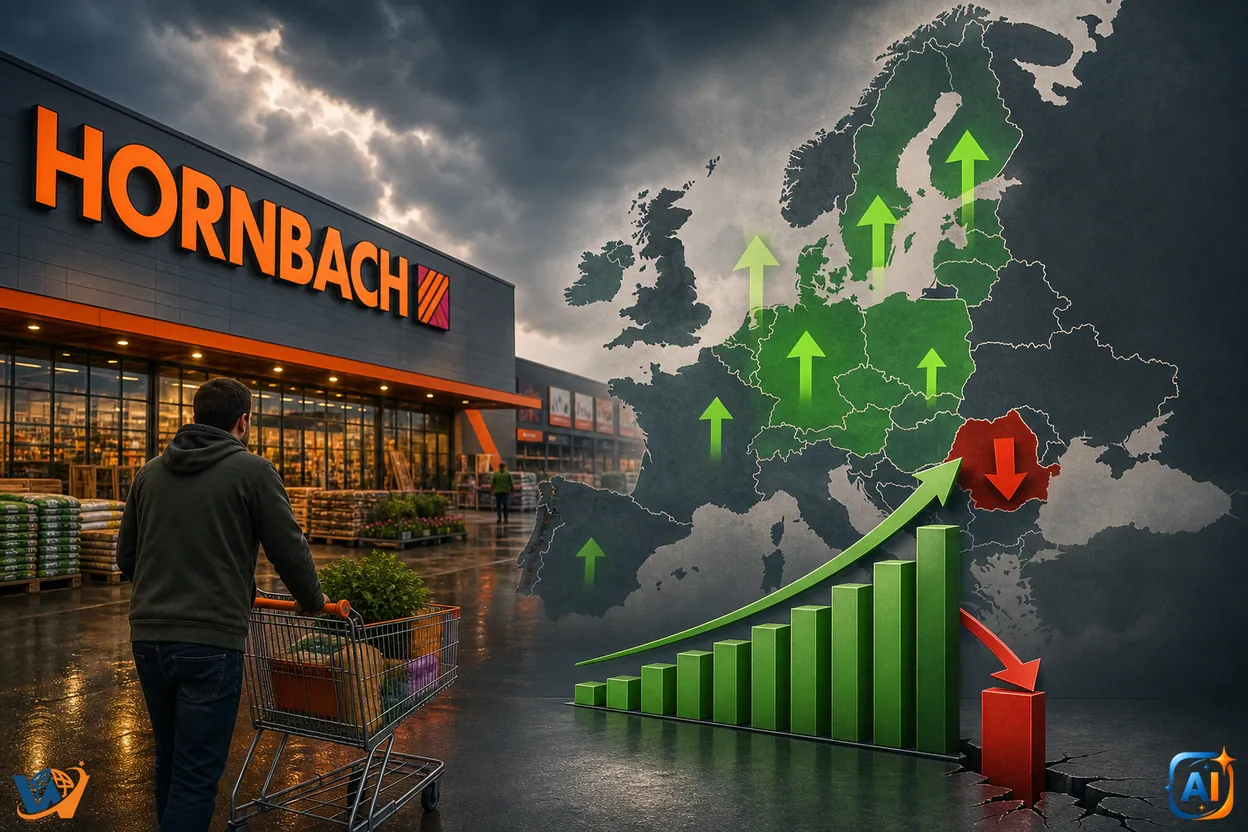 România frânează boom-ul Hornbach