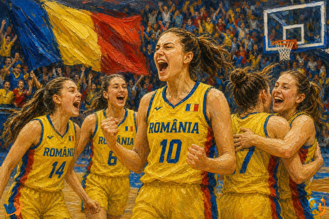 România revine în elită! Victorie uriașă la EuroBasket U18