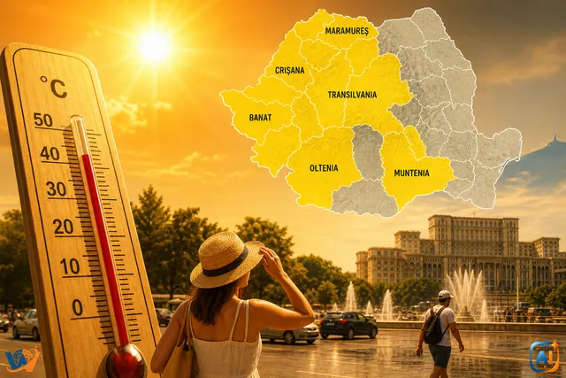 România intră sub primul val serios de caniculă