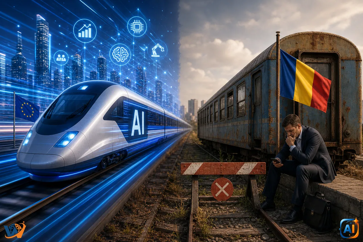 România ratează trenul AI în firme