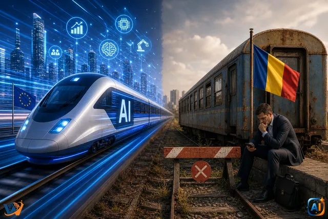 România ratează trenul AI în firme