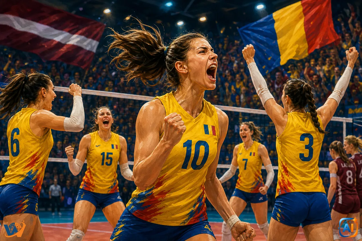 România, victorie dramatică în Liga Europeană la volei feminin