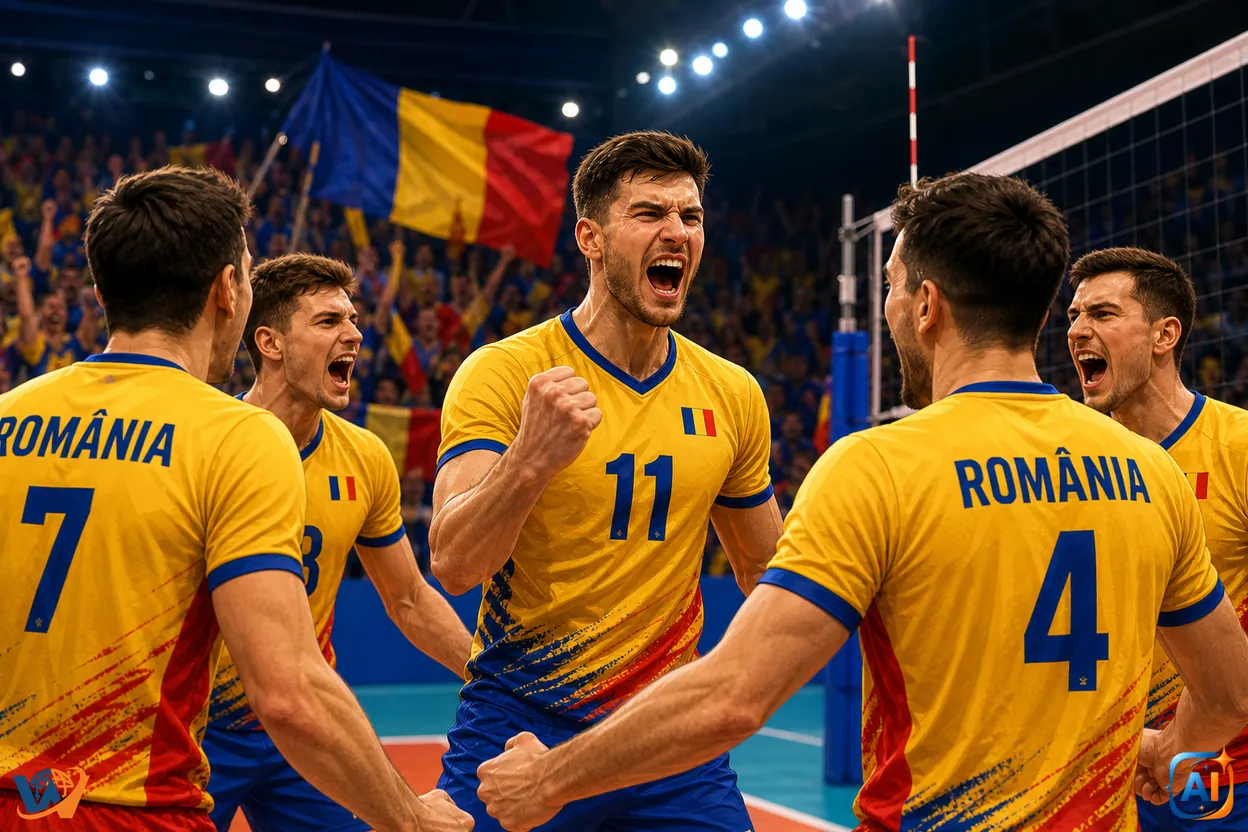România a spart gheața în Liga Europeană la volei masculin