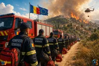România trimite un nou contingent de pompieri în Franța pentru lupta cu incendiile de pădure