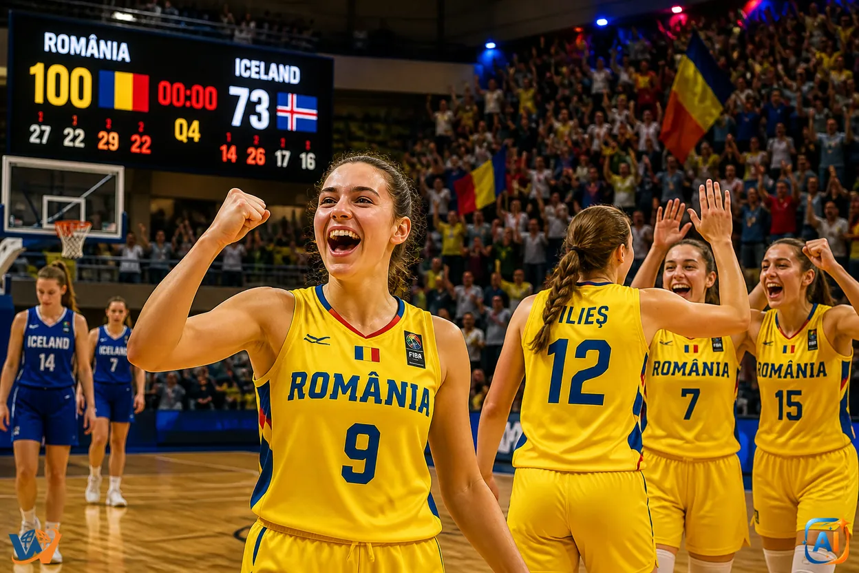 România U18 baschet feminin înscrie 100 de puncte la Tulcea