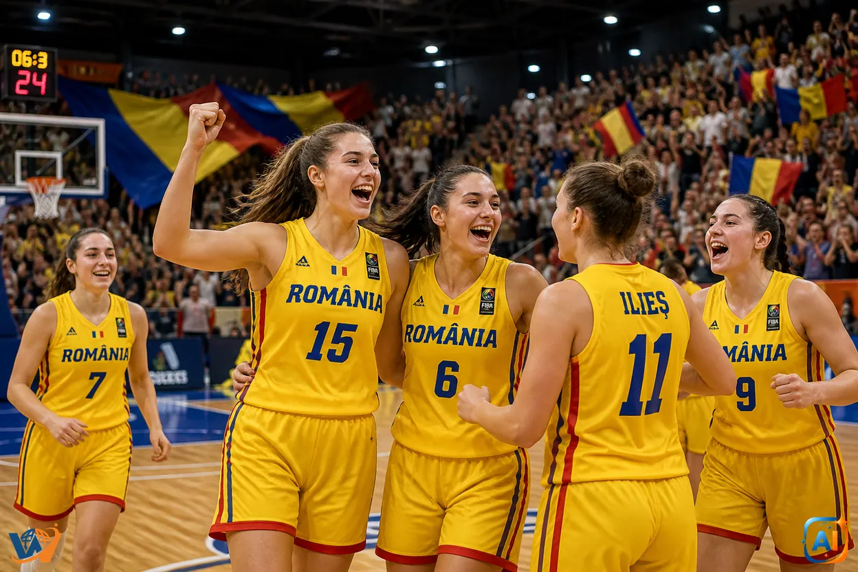 România U18 feminin impresionează la Europenele de baschet de la Tulcea