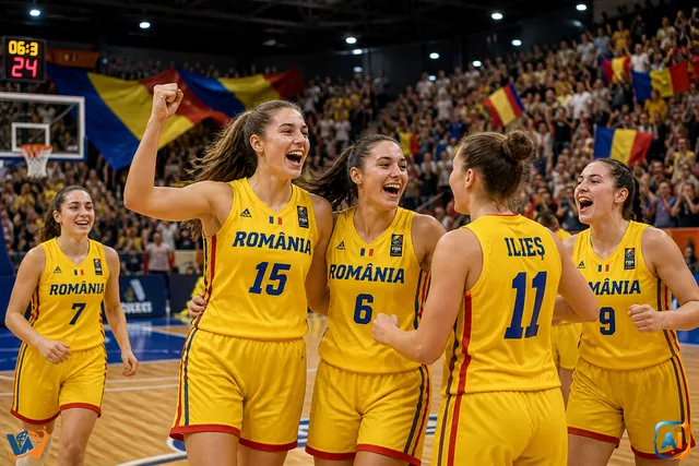 România U18 feminin impresionează la Europenele de baschet de la Tulcea