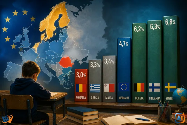 România, ultima în UE la banii pentru educație