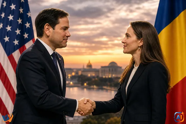 Rubio reafirmă parteneriatul SUA–România într-un mesaj către Oana Țoiu
