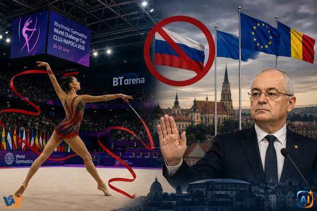 Rusia fără steag și imn la Cluj