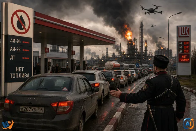 Rusia rămâne fără benzină după atacurile Ucrainei