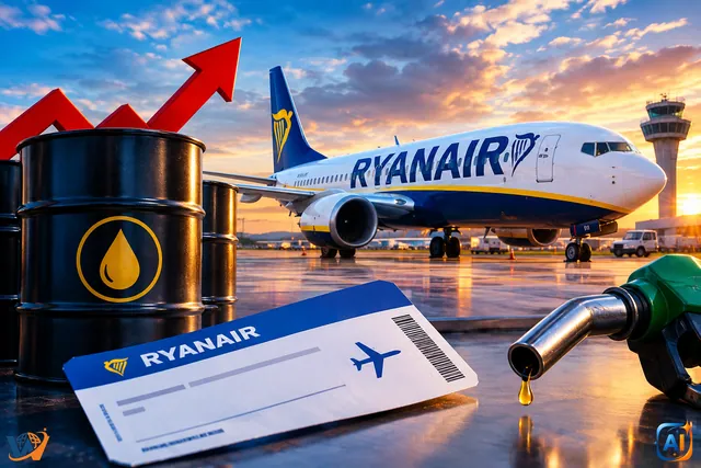Ryanair avertizează: petrolul scump pune presiune pe bilete