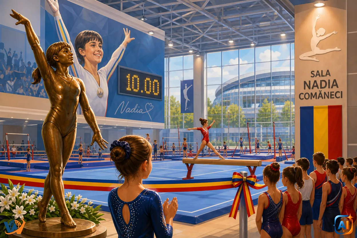 Sala „Nadia Comăneci”, inaugurată la 50 de ani de perfecțiune