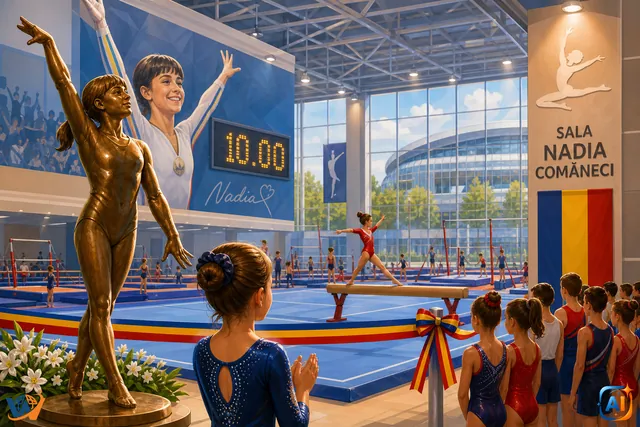 Sala „Nadia Comăneci”, inaugurată la 50 de ani de perfecțiune