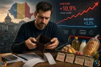 Salariile românilor pierd cursa cu scumpirile