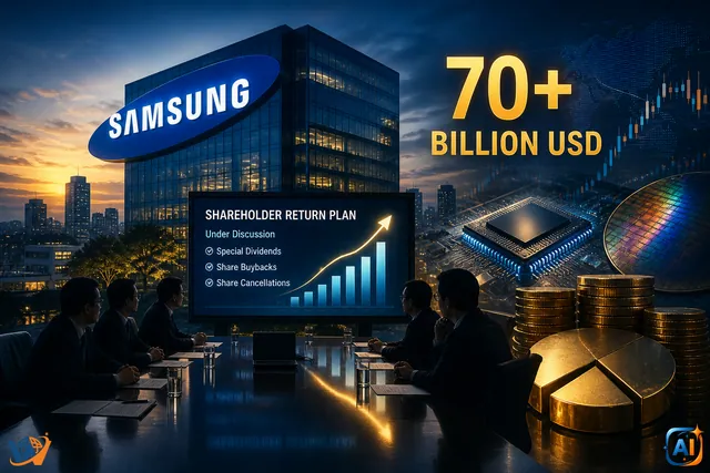 Samsung discută un mega-pachet estimat la peste 70 de miliarde